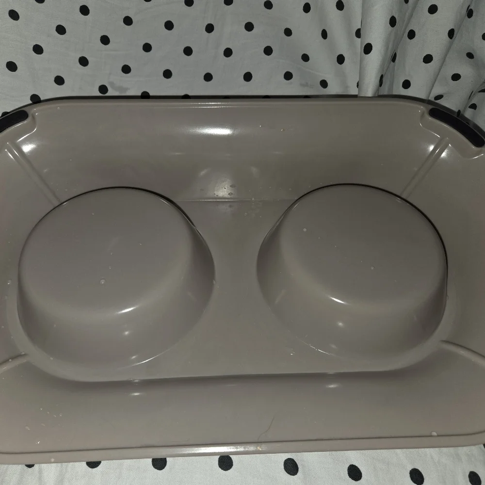 Dual Stainless Steel Pet Bowls
